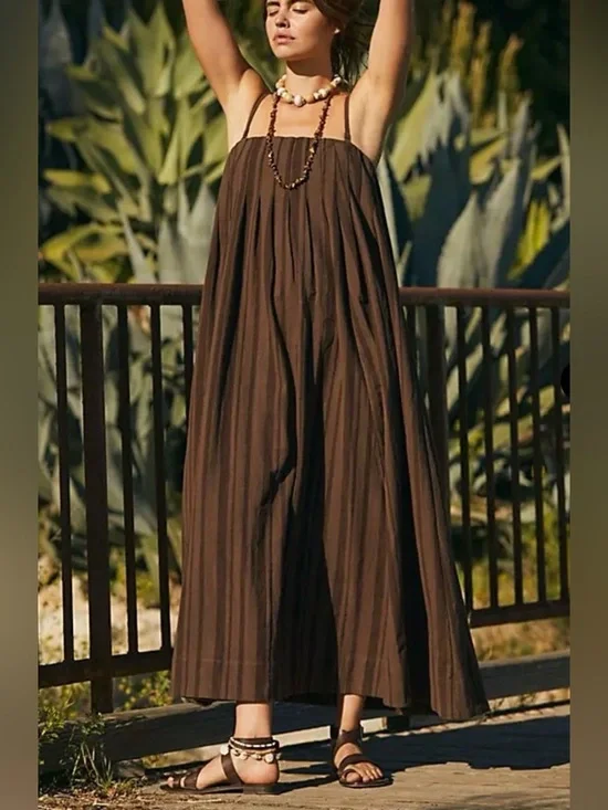 Free People All for Sun Maxi Dress in Black - Picture 3 of 16